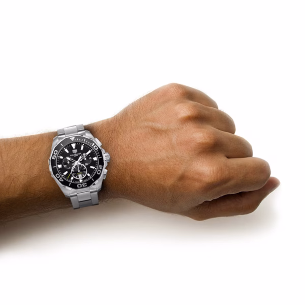 TAG Heuer Men's Aquaracer 43mm Steel Bracelet - Image 7